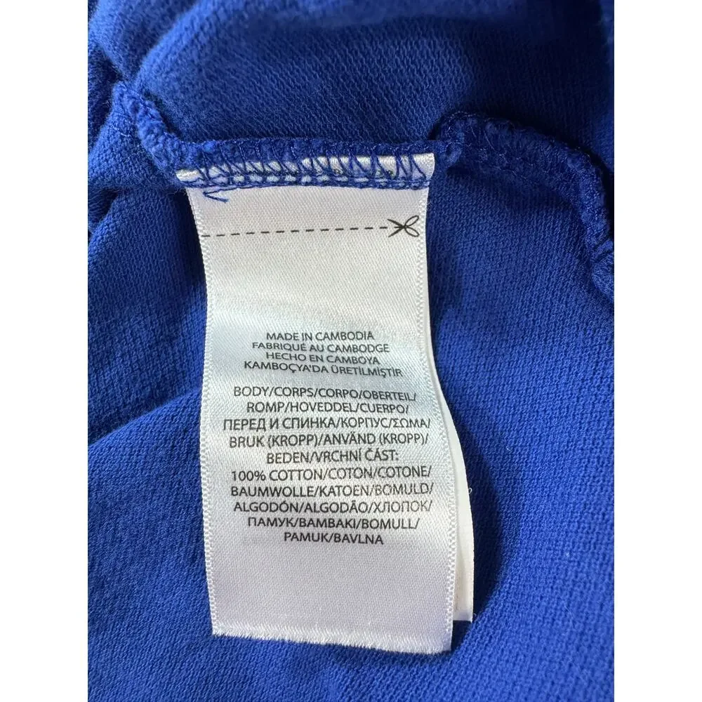 Ralph Lauren 18M Big Pony Mesh Polo Shirt Blue with Red Pony and 3 Tennis Tail
